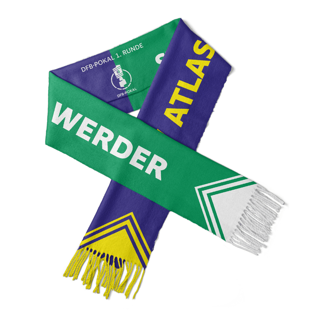 Fanschal DFB Pokal 19/20 Werder SV Atlas
