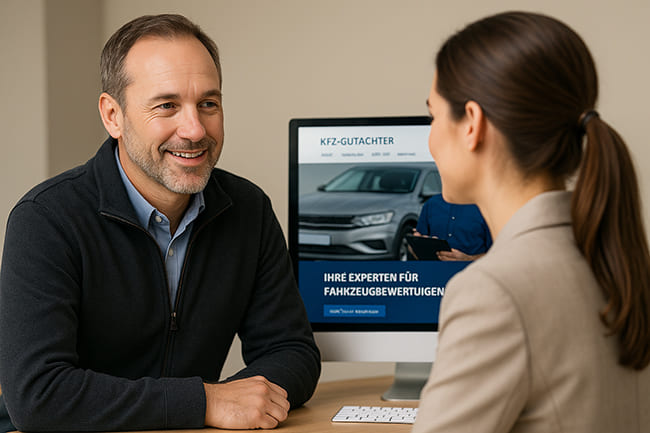 Website erstellen für KFZ Sachverständige Website erstellen für KFZ Sachverständige