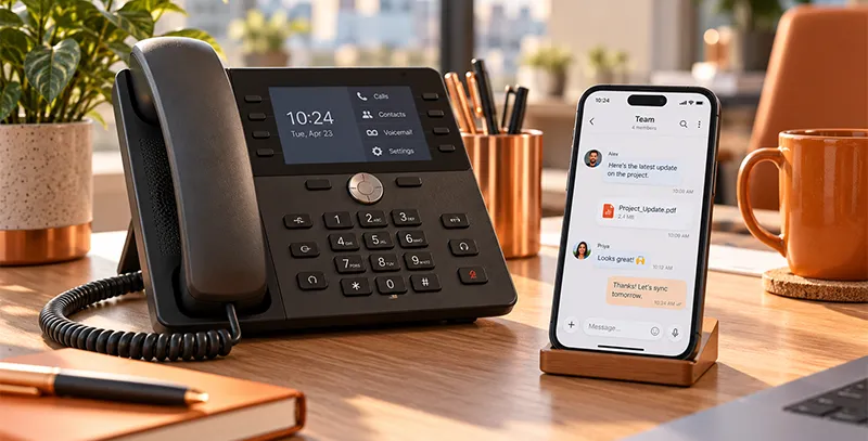WhatsApp Business mit Festnetznummer auf dem Bürotelefon einrichten