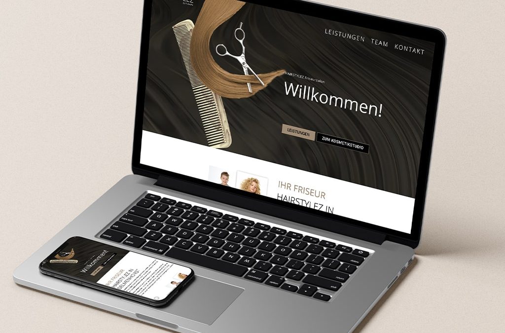 Webdesign Referenz Hairstylez Webseite | ARTKURAT