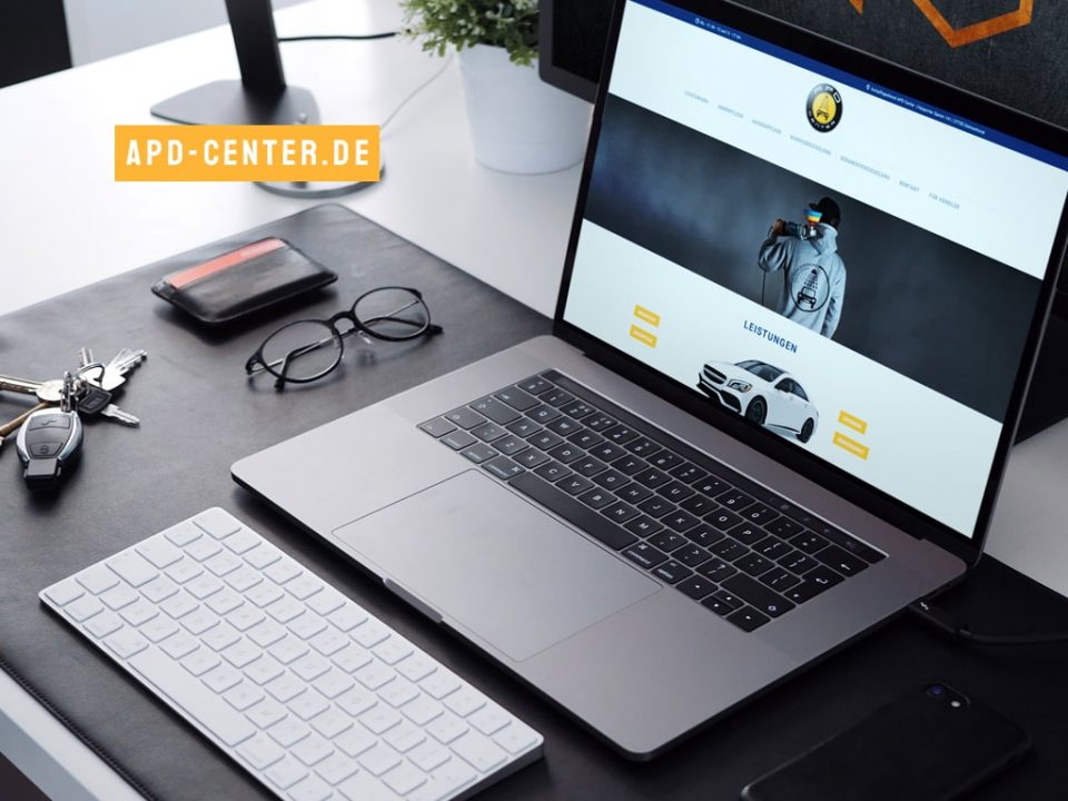 Webdesign Referenz APD Center | ARTKURAT ® Werbeagentur