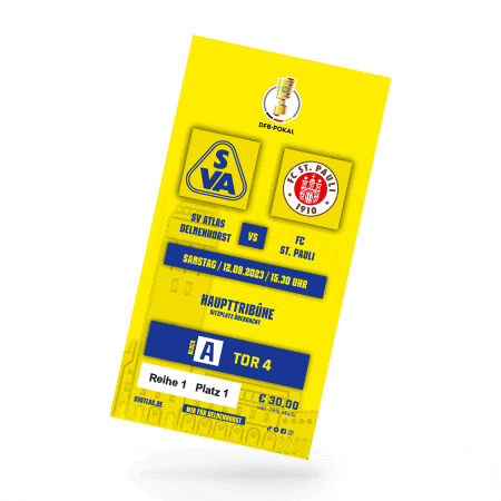 SV Atlas DFB Pokal Ticket