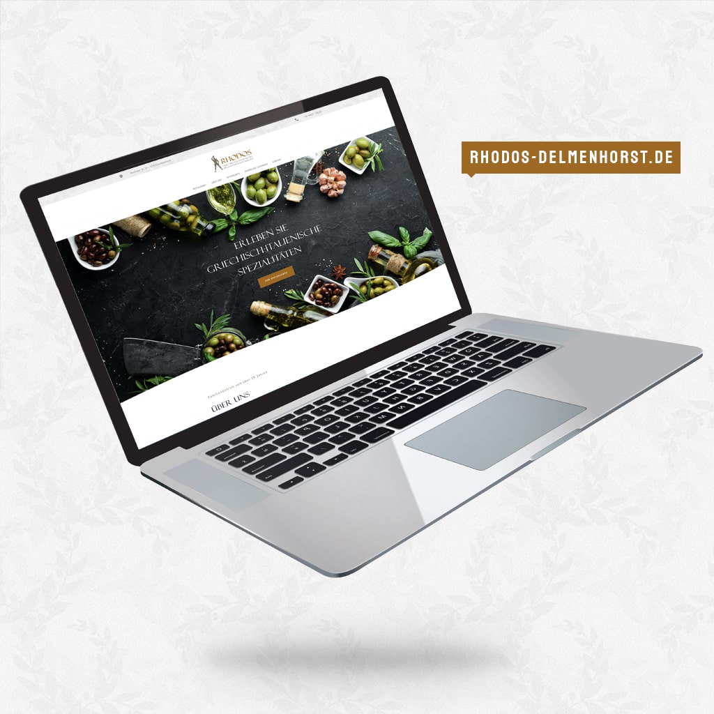 Referenz Webdesign Restaurant Rhodos | ARTKURAT ® Werbeagentur